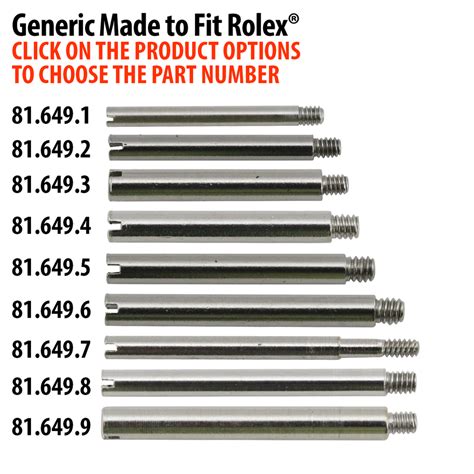 rolex pins|rolex screw pins.